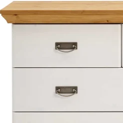 Wohnen 106x91x50 Country Style Kommode zweifarbig - Sibiuta