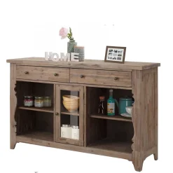 Discount Wohnen 156x99x48 Design Anrichte im Vintage Look - Veier