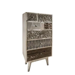 Sale Wohnen 55x105x40 Design Hochkommode mit sieben Schubladen - Moonshine