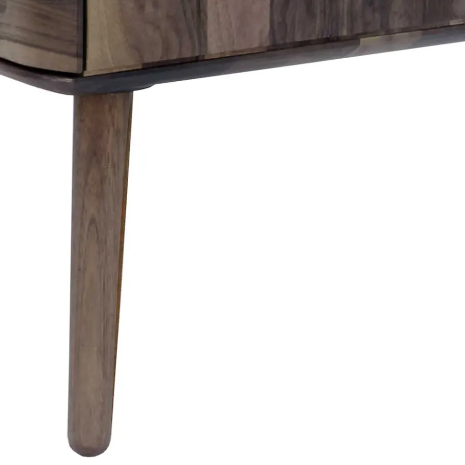 Discount Wohnen 120x78x40 Design Kommode aus Nussbaum - Rivossa