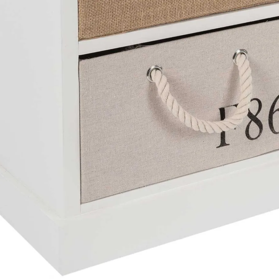 Best Wohnen 70x72x30 Design Kommode mit sechs Schubladen - Amare