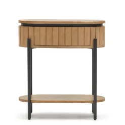 Clearance Wohnen 55x65x35 Design Nachtkommode oval - Ilvenda