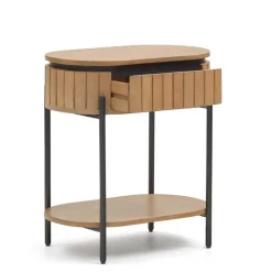 Clearance Wohnen 55x65x35 Design Nachtkommode oval - Ilvenda