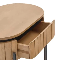 Clearance Wohnen 55x65x35 Design Nachtkommode oval - Ilvenda