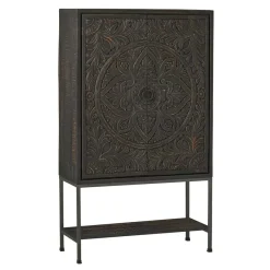 Wohnen 110x190x45 Design Schrank mit Schnitzereien - Jenn