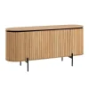 Hot Wohnen 170x81x50 Design Sideboard in ovaler Form - Ilvenda