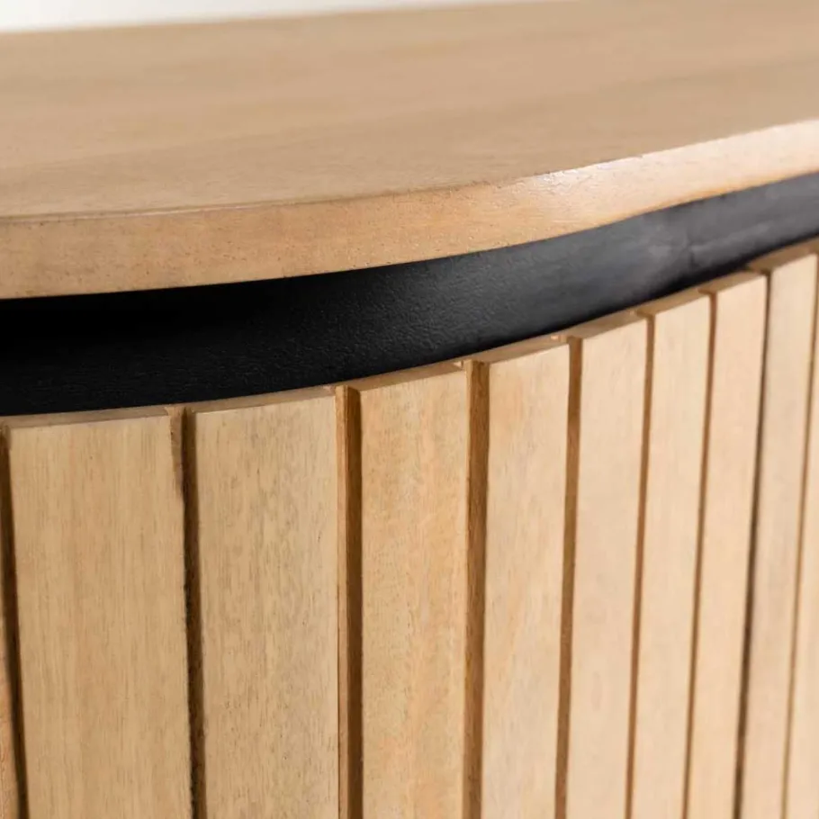 Hot Wohnen 170x81x50 Design Sideboard in ovaler Form - Ilvenda