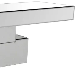 Outlet Wohnen 119x80x33 Designer Konsolentisch im Spiegel Look - Odalfro