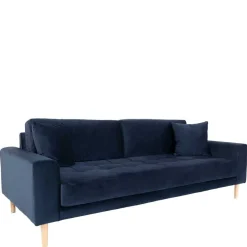 Online Wohnen 210x78x93 3er Wohnzimmercouch im Skandi Design - Sulcan