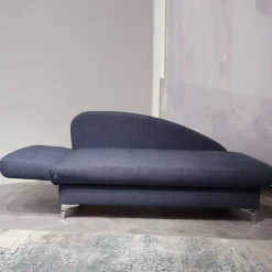 Clearance Wohnen 182x79x86 Federkern Schlafsofa in Blau - Curtici