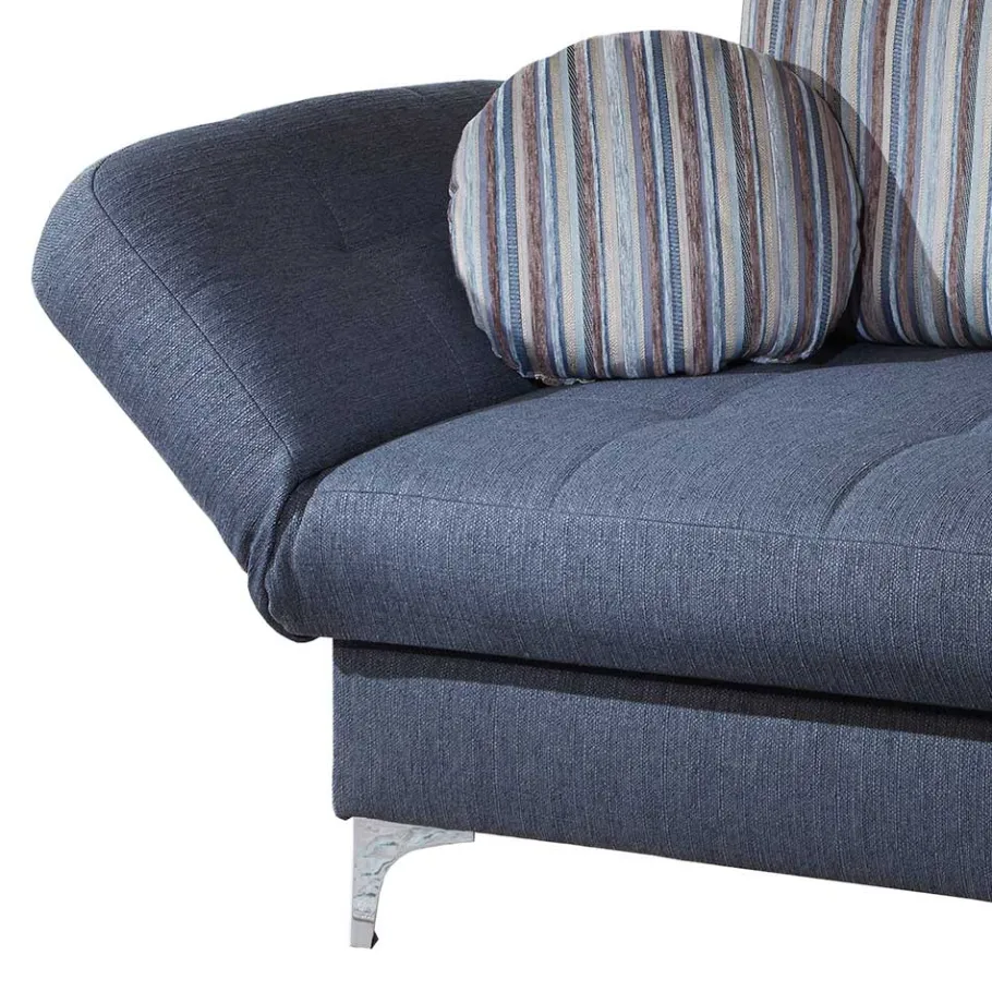 Clearance Wohnen 182x79x86 Federkern Schlafsofa in Blau - Curtici