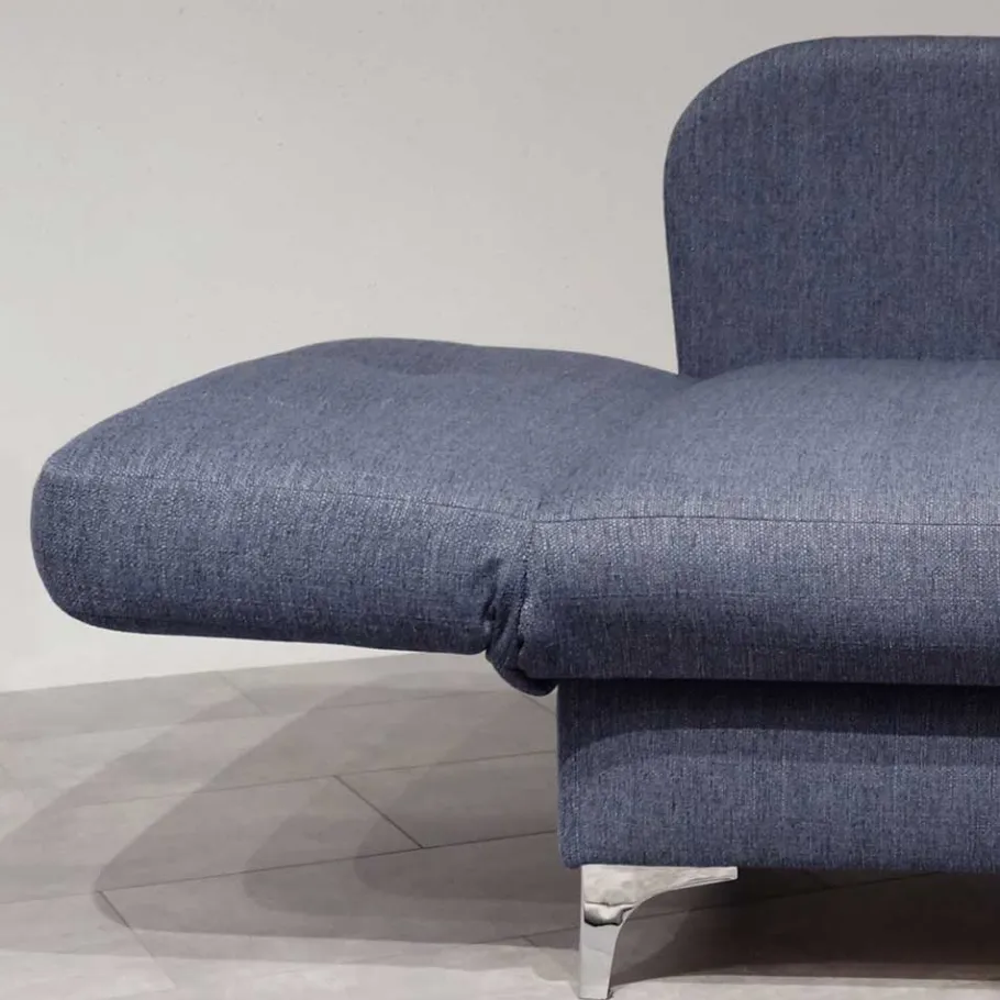 Clearance Wohnen 182x79x86 Federkern Schlafsofa in Blau - Curtici
