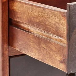 Outlet Wohnen 150x40x40 Fernsehkommode aus Akazie mehrfarbig - Welina