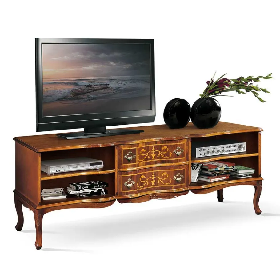 Best Wohnen 158x60x37 Fernsehunterschrank im Barockstil - Motiz