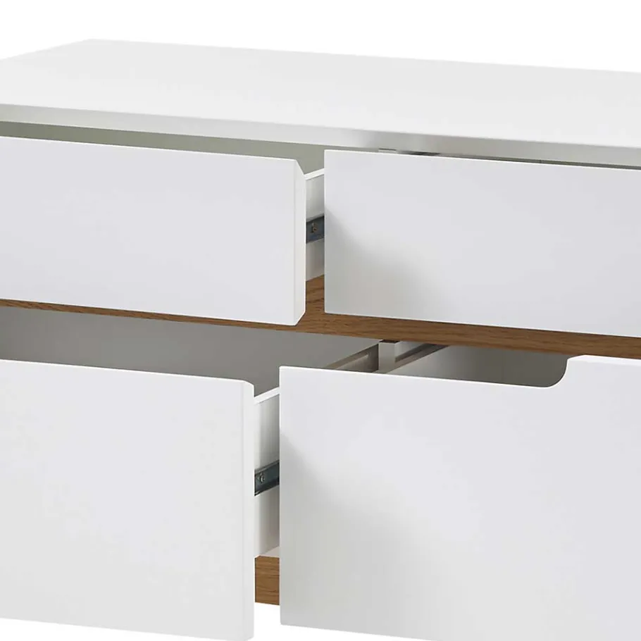 New Wohnen 97x53x40 Flur Lowboard mit vier Schubladen - Perdon