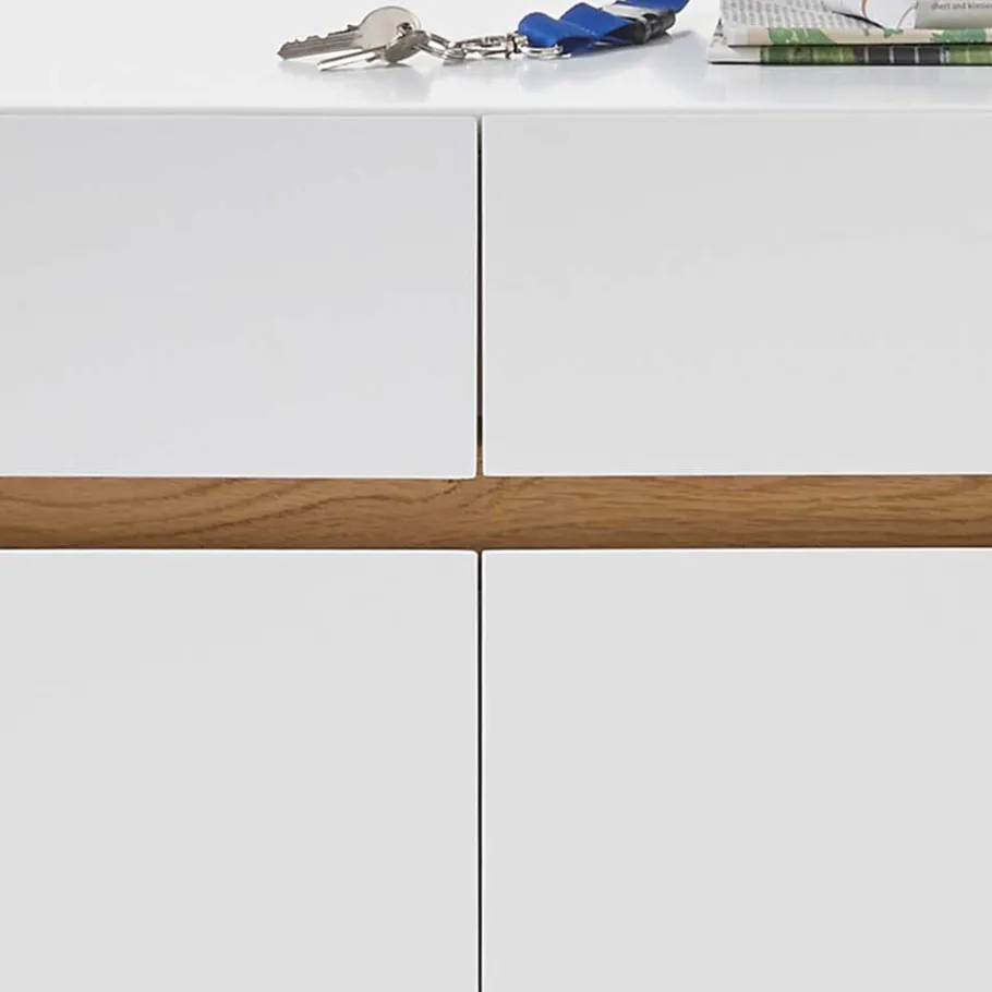New Wohnen 97x53x40 Flur Lowboard mit vier Schubladen - Perdon