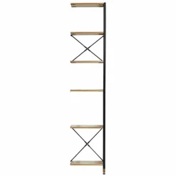 Best Wohnen 253x210x30 Garderobe - offener Kleiderschrank - Borgetto