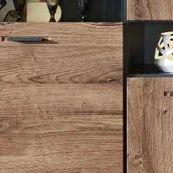 Outlet Wohnen 110x148x38 Highboard im Factory Style - Xindus