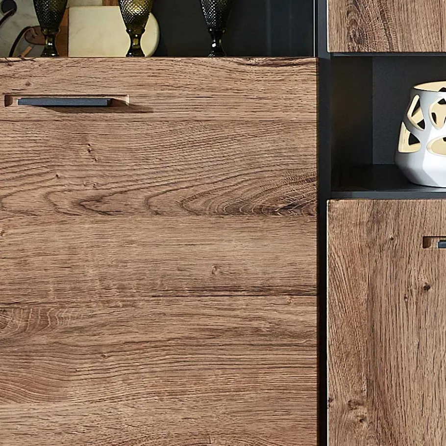 Outlet Wohnen 110x148x38 Highboard im Factory Style - Xindus