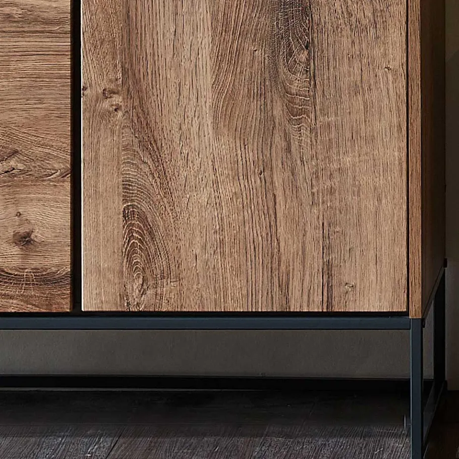 Outlet Wohnen 110x148x38 Highboard im Factory Style - Xindus