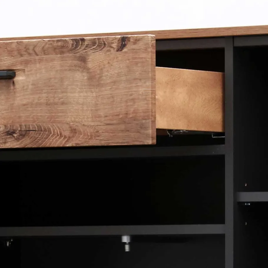 Outlet Wohnen 110x148x38 Highboard im Factory Style - Xindus