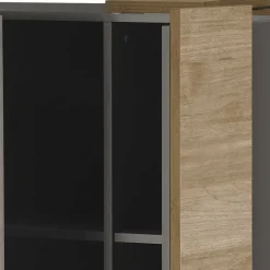 New Wohnen 78x116x44 Highboard in Dunkelgrau Hochglanz - Eracosta