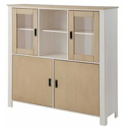 New Wohnen 125x120x35 Highboard Scandi Style zweifarbig - Airina
