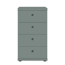Sale Wohnen 47x86x42 Hochkommode in Graugrün - Rajavo