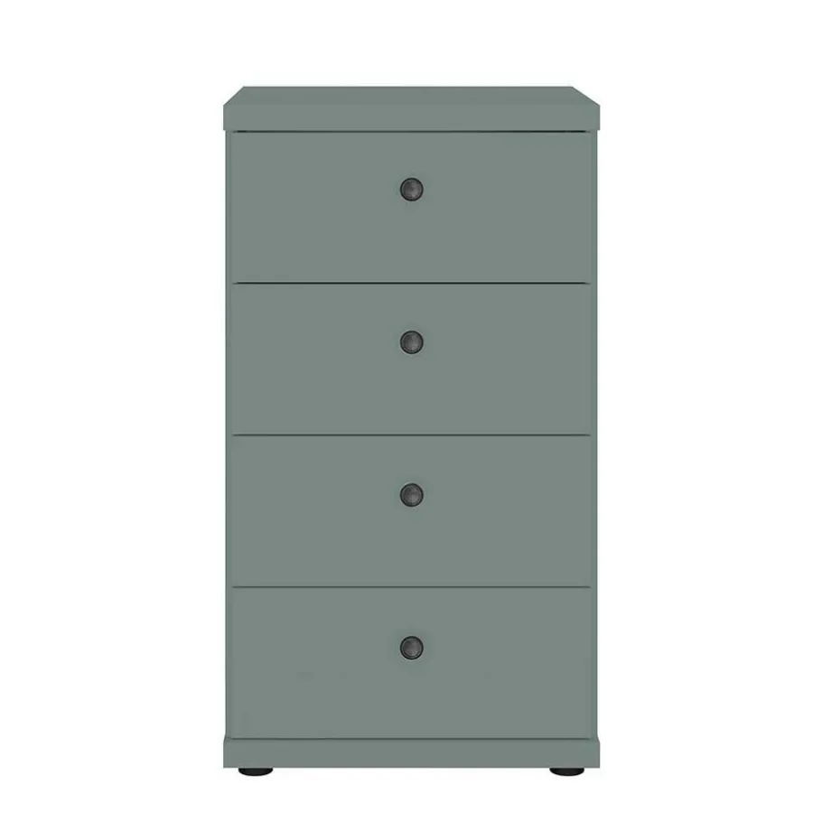 Sale Wohnen 47x86x42 Hochkommode in Graugrün - Rajavo