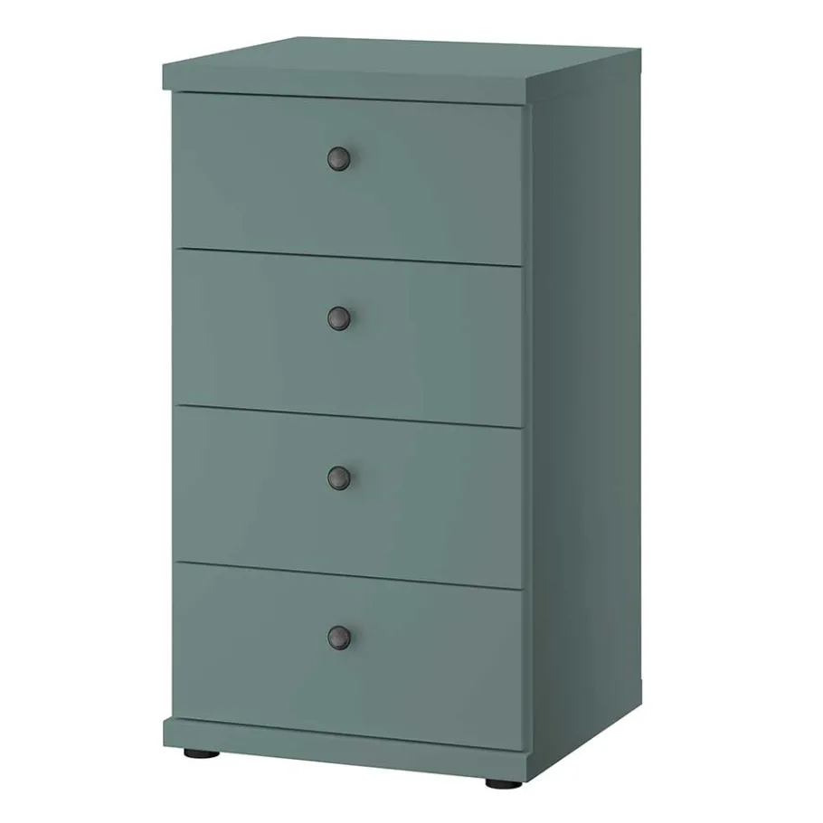 Sale Wohnen 47x86x42 Hochkommode in Graugrün - Rajavo