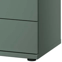 Sale Wohnen 47x86x42 Hochkommode in Graugrün - Rajavo