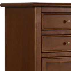 Best Wohnen 60x119x38 Hochkommode in Walnuss Braun - Istefanio