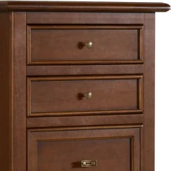 Best Wohnen 60x119x38 Hochkommode in Walnuss Braun - Istefanio