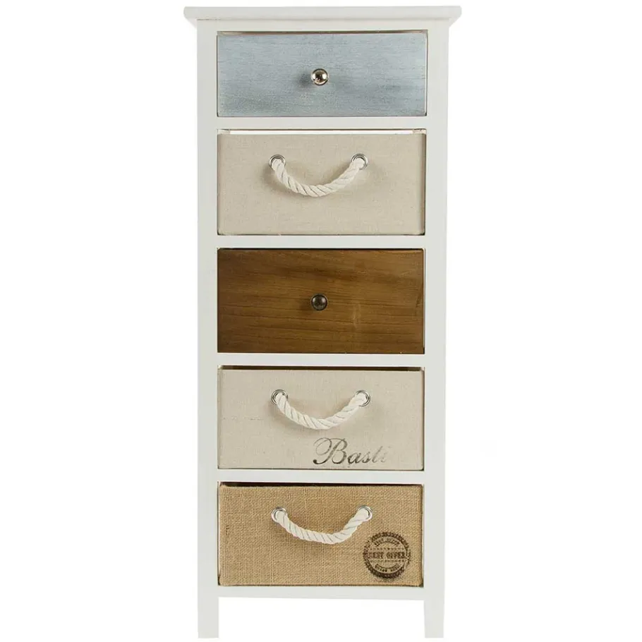 Discount Wohnen 38x91x28 Hochkommode mehrfarbig - Amare
