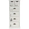 Best Wohnen 40x104x30 Hochkommode mit maritimen Motiven - Maggiore