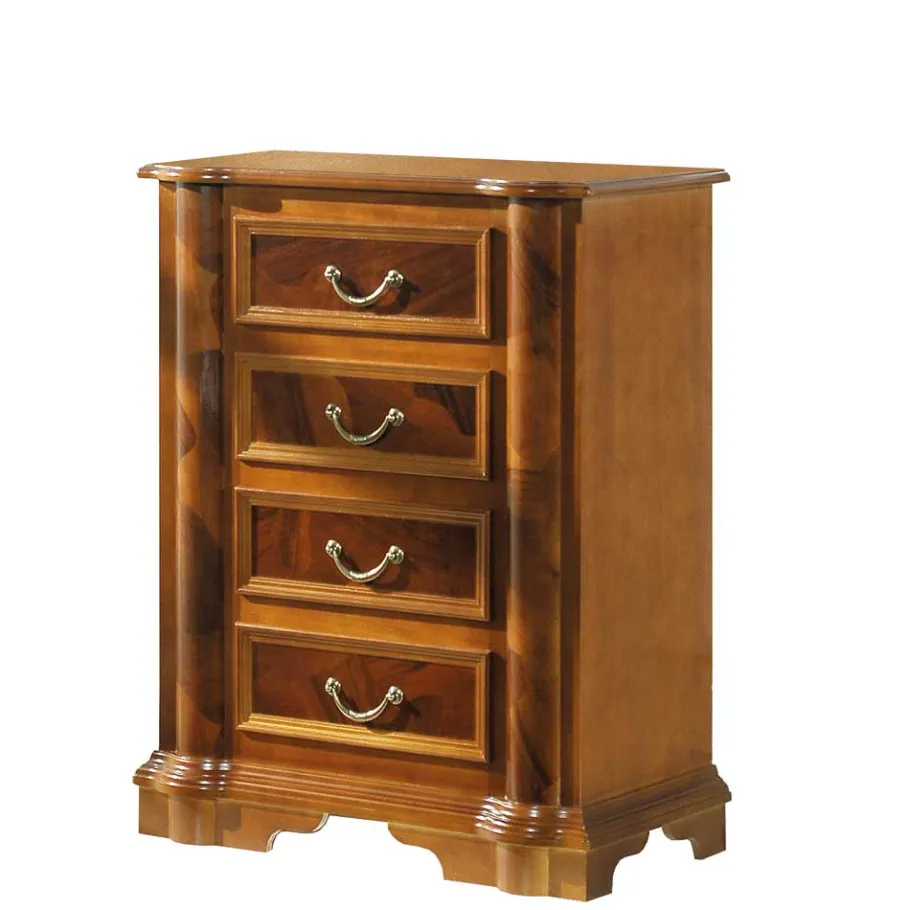 Wohnen 69x87x37 Hochkommode mit vier Schubladen - Palienca