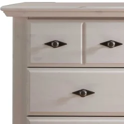 Outlet Wohnen 114x94x47 Hohe Kommode im Landhausstil - Beato