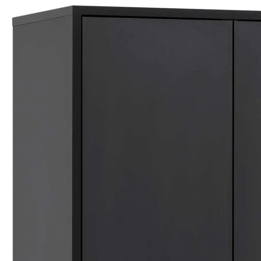 Online Wohnen 60x186x33 Hoher Schuhschrank mit 4 Türen & Fach - Anderian