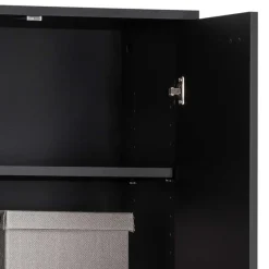 Online Wohnen 60x186x33 Hoher Schuhschrank mit 4 Türen & Fach - Anderian