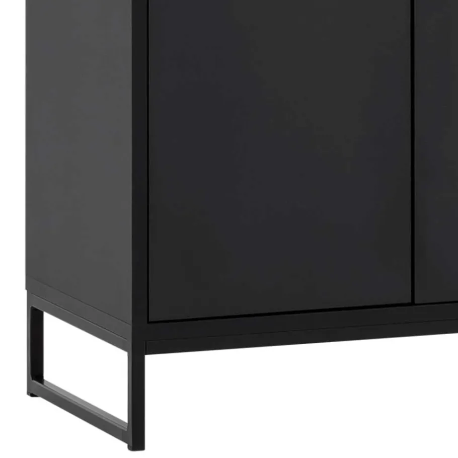 Online Wohnen 60x186x33 Hoher Schuhschrank mit 4 Türen & Fach - Anderian