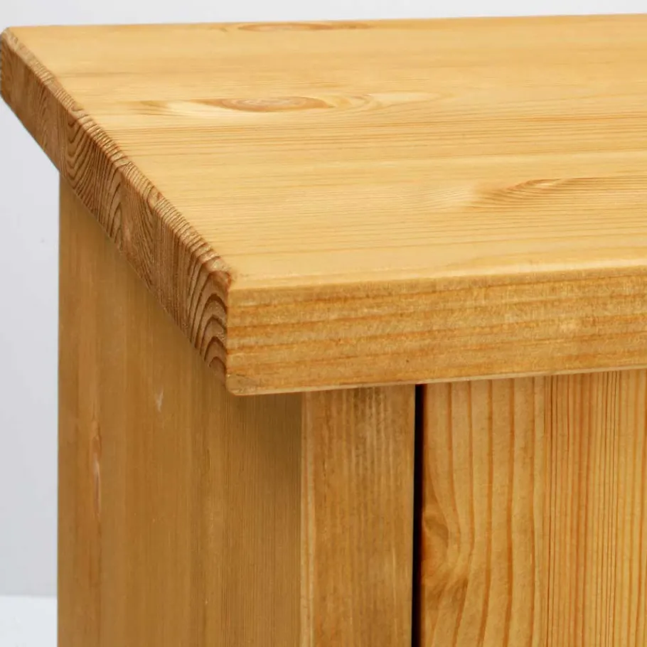 Sale Wohnen 194x89x37 Holz Sideboard aus Kiefer Natur - Vanpos
