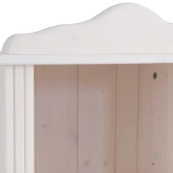 Outlet Wohnen 77x116x31 Holzregal im Country Chic aus Kiefer - Oncerta