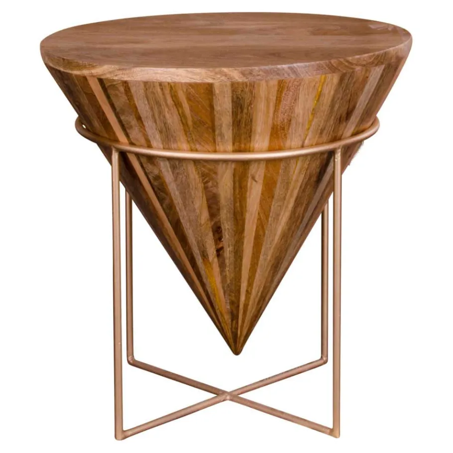 Best Wohnen 45x45x45 Holztisch im Kegel Konus Design - Scolari