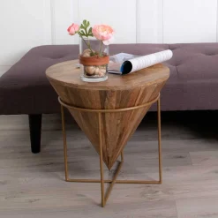 Best Wohnen 45x45x45 Holztisch im Kegel Konus Design - Scolari