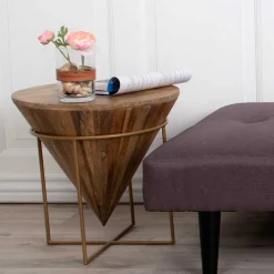 Best Wohnen 45x45x45 Holztisch im Kegel Konus Design - Scolari