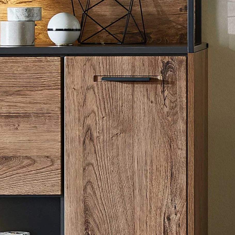 Hot Wohnen 99x151x38 Industrial Highboard fürs Wohnzimmer - Xindus