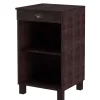 Clearance Wohnen 50x85x50 Küche Regal in Wenge Braun - Srelia