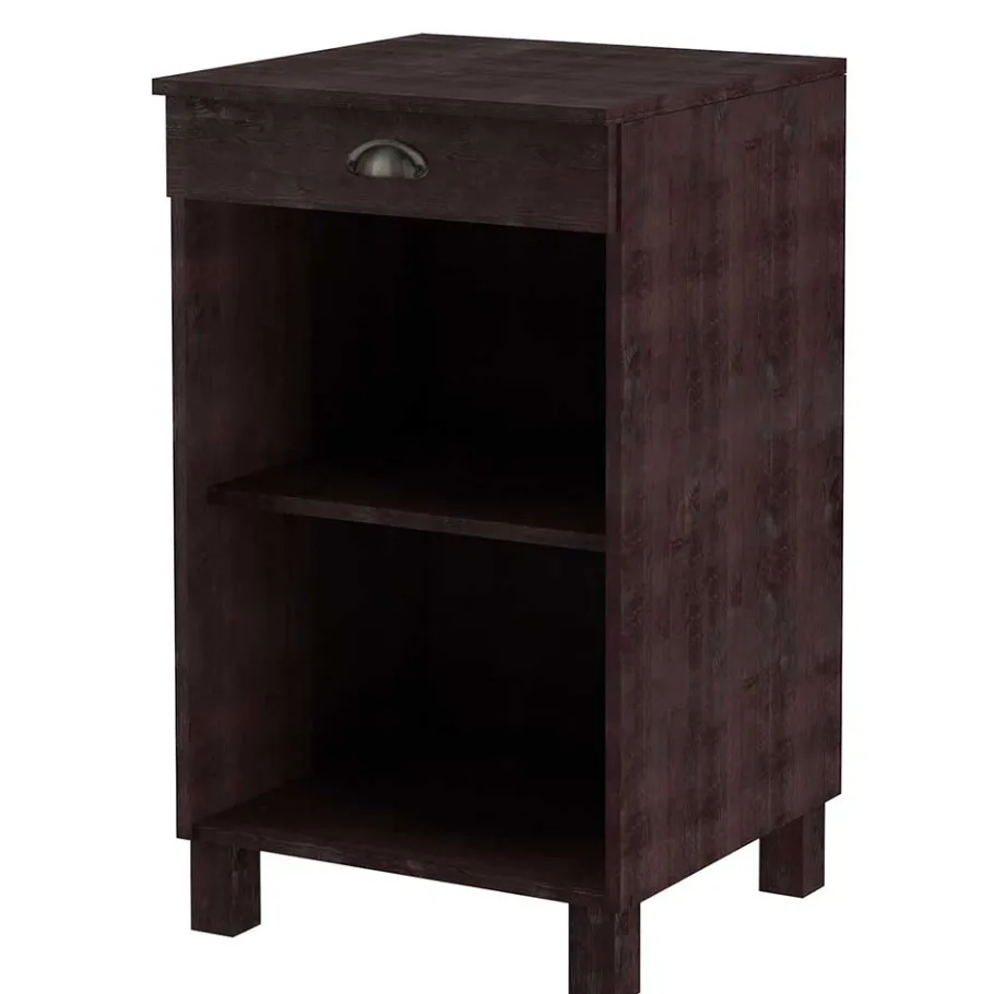 Clearance Wohnen 50x85x50 Küche Regal in Wenge Braun - Srelia