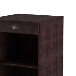 Clearance Wohnen 50x85x50 Küche Regal in Wenge Braun - Srelia