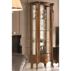 Online Wohnen 61x183x39 Klassische Vitrine im Italienischen Stil - Carlenna